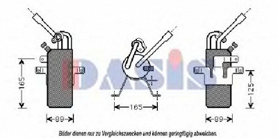 AKS DASIS 800345n -  Осушитель, кондиционер